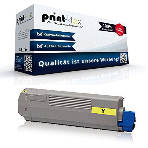 Print-Klex XXL Toner Kartusche Yellow - kompatibel für Oki C9600 DN C9600 HDN C9600 XF C9650 HDTN C9650 N C9800 C9800 GA C9800 HDN C9800 HDTN C9800 MFP C9850 von Print-Klex GmbH & Co.KG