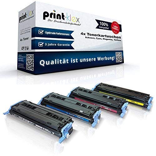 Print-Klex XXL Toner Set - (alle 4 Farben) kompatibel für HP Q6000a Q6001a Q6002a Q6003a HP Color Laserjet 1600 Color Laserjet 2600 Color Laserjet 2600N 2605 DN 2605 DTN CM1015 MFP CM1017 MFP von Print-Klex GmbH & Co.KG