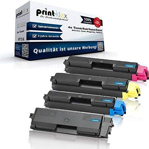 Print-Klex XXL Toner Set Kyocera FS C2026 MFP FS C2126 MFS FSC5250 DN FS-C2626 MFP FSC2026 FSC2126 MFP Ecosys M6026 DN Ecosys M6026 cidn Ecosys M6526 CDN M6526 cidn P6026 CDN TK 590 TK590-4 Farben von Print-Klex GmbH & Co.KG