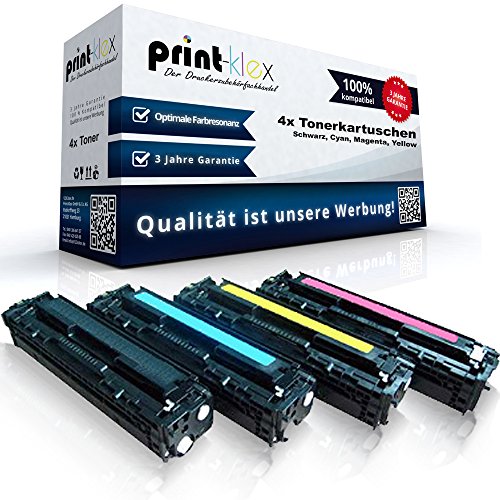 Print-Klex XXL Toner Set kompatibel für HP Color Laserjet Pro CM1415 CM1415FN CM1415FNW CP1525 CP1525N CP1525NW - Toner Set von Print-Klex GmbH & Co.KG