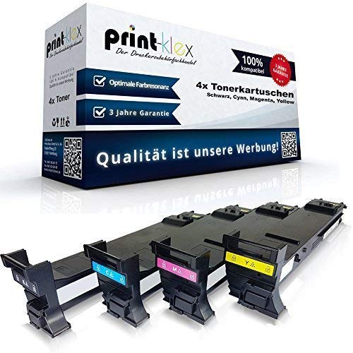 Print-Klex XXL Toner Set kompatibel für Konica Minolta Bizhub C20 C20P C20PX C20X C30 C30P C30PX C30X - Toner Set von Print-Klex GmbH & Co.KG
