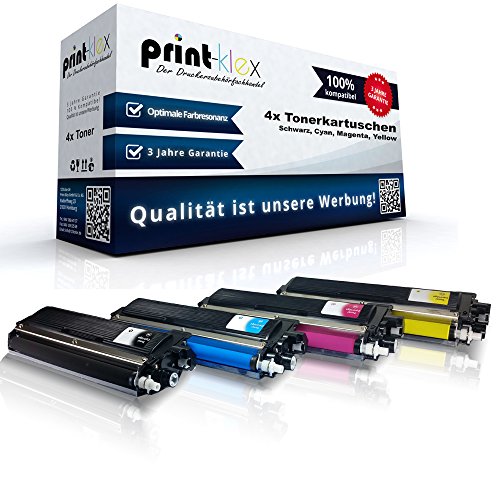 Print-Klex kompatibles XXL Toner Set für Brother DCP 9010 9010CN HL 3040 3040CN HL 3070 3070CN HL 3070 3070CW MFC 9120 9120CN MFC 9320 9320CW TN230 TN 230 - alle 4 Farben von Print-Klex GmbH & Co.KG