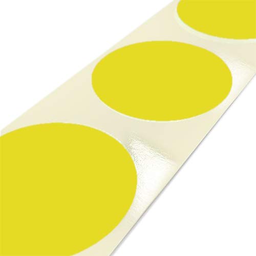 Print&Stick | Bunte Markierungspunkte Klebepunkte 20mm Gelb 1000 Etiketten von Print&Stick
