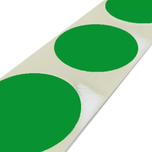 Print&Stick | Bunte Markierungspunkte Klebepunkte 30mm Grün 1000 Etiketten von Print&Stick