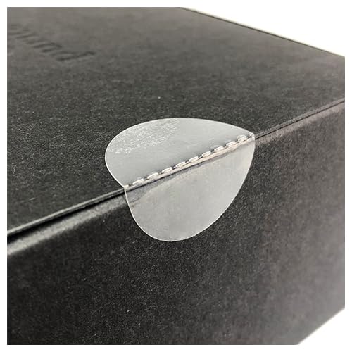 Print&Stick Nr.41204 Transparente Verschlussetiketten - Ø 20 mm - 1000 Etiketten pro Rolle - permanent Kleber (mit Querperforation) von Print&Stick