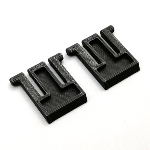 Printbtw 1 Paar Ersatz Tastaturfüße passend für Logitech MK250 in schwarz - Tastatur von Printbtw