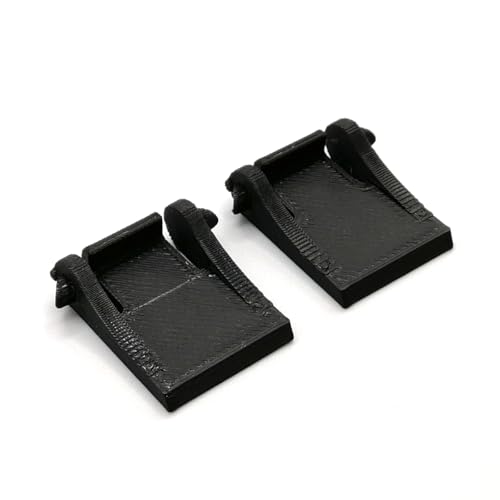 Printbtw 1 Paar Ersatz Tastaturfüße passend für Razer Ornata Chroma schwarz Tastatur von Printbtw