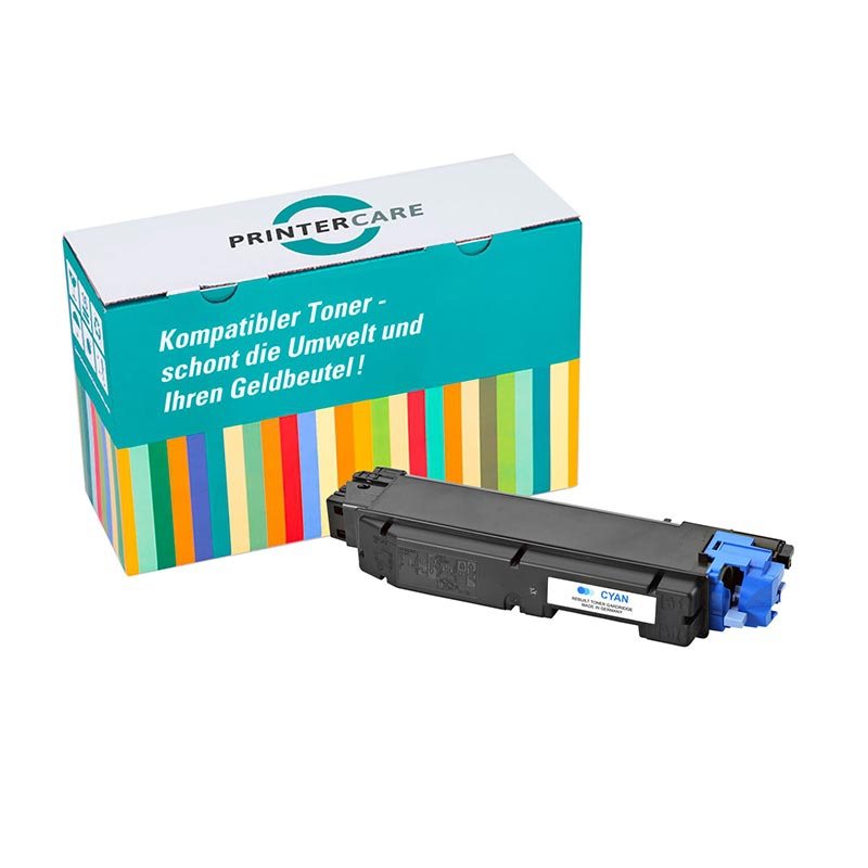 Printer Care Toner cyan kompatibel zu: Kyocera TK-5160C / 1T02NTCNL0 von PrinterCare