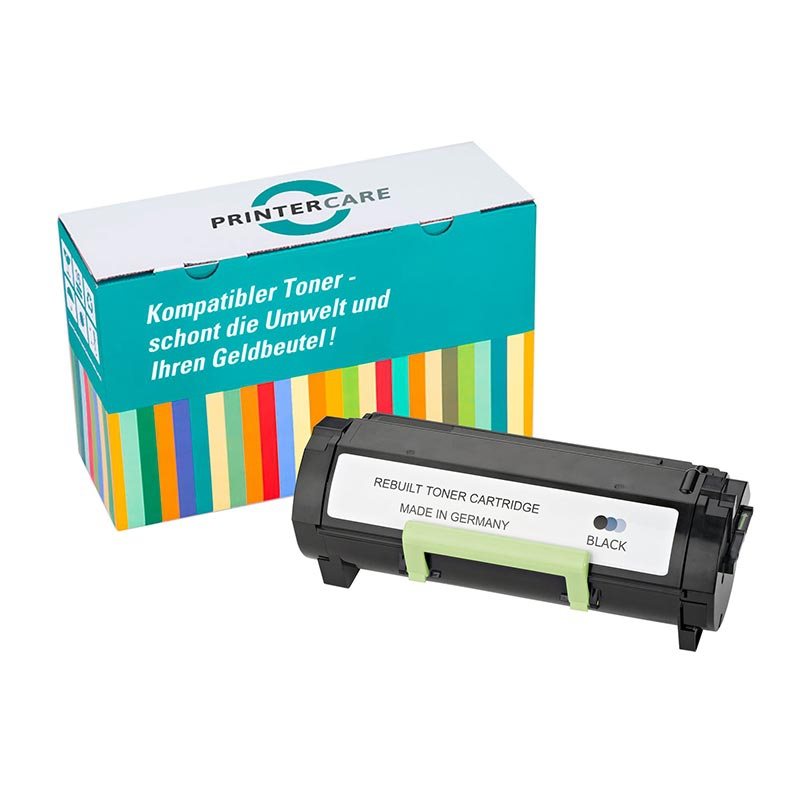 Printer Care Toner schwarz kompatibel zu: Lexmark 51B2H00 von PrinterCare