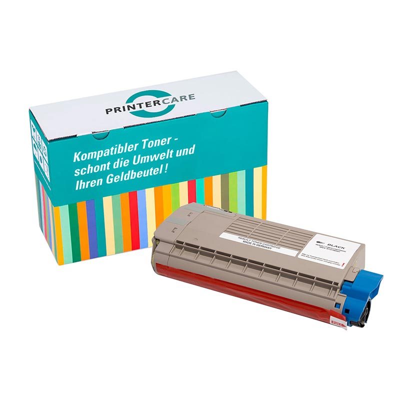 Printer Care Toner schwarz kompatibel zu: OKI 46507624 von PrinterCare