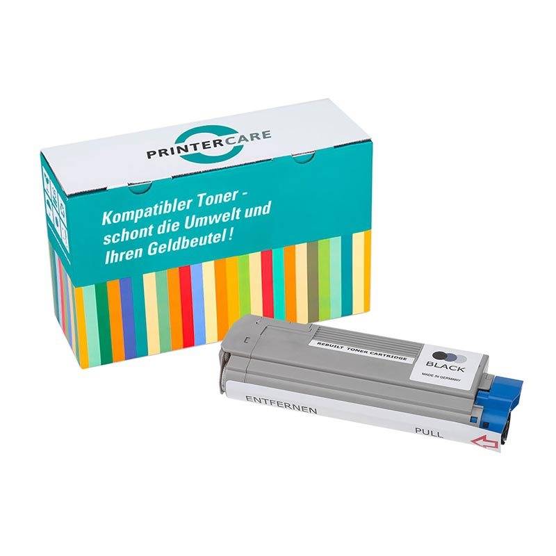 PrinterCare Toner schwarz kompatibel zu 43324424 von PrinterCare