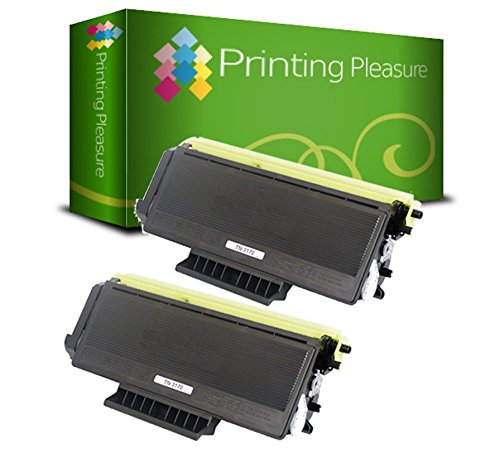 2 Toner kompatibel zu Brother TN3170 für Brother DCP-8060 DCP-8065DN HL-5240 HL-5240L HL-5250 HL-5250DN HL-5270DN HL-5280DW MFC-8460 MFC-8460N MFC-8860DN MFC-8870DW - Schwarz, hohe Kapazität von Printing Pleasure