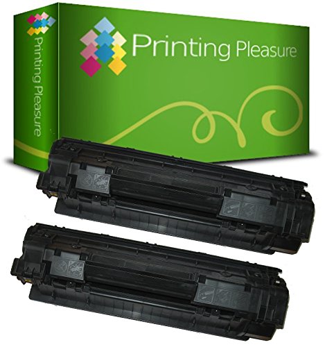 2 Toner kompatibel zu Canon 712 für Canon LBP-3010 LBP-3100 LBP-3018 LBP-3108 LBP-3050 LBP-3150 - Schwarz, hohe Kapazität von Printing Pleasure