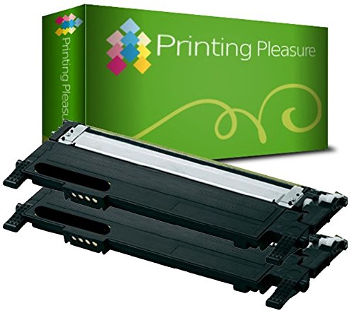2er Set CLT-K406S Schwarz Premium Toner kompatibel für Samsung Xpress C410W SL-C460W SL-C460FW SL-C467W CLP-360 CLP-365 CLP-365W CLP-368 CLX-3300 CLX-3305 CLX-3305FN CLX-3305W CLX-3305FW von Printing Pleasure
