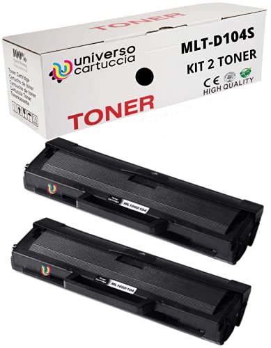 2er Set MLT-D1042S Premium Toner Schwarz kompatibel für Samsung ML-1660 ML-1661 ML-1665 ML-1666 ML-1670 ML-1675 ML-1860 ML-1865 ML-1865W SCX-3200 SCX-3201 SCX-3205 SCX-3205W SCX-3206 SCX-3217 SCX-3218 von Printing Pleasure