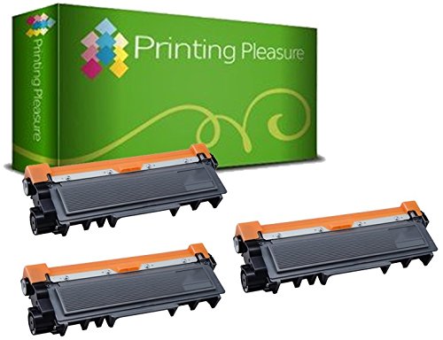 3 Toner kompatibel für Brother HL-L2300D, L2320D, L2340DW, L2360DN, L2360DW, L2365DW, L2380DW, DCP-L2500D, L2520DW, L2540DN, L2560DW, MFC-L2700DW, L2720DW, L2740DW | TN2320 TN2310 von Printing Pleasure