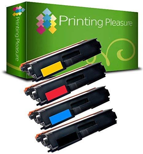 4 Toner kompatibel zu Brother TN-326 für DCP-L8400CDN DCP-L8450CDW HL-L8250CDW HL-L8250CDN HL-L8350CDW HL-L8350CDWT MFC-L8600CDW MFC-L8650CDW MFC-L8850CDW - Schwarz/Cyan/Magenta/Gelb, hohe Kapazität von Printing Pleasure