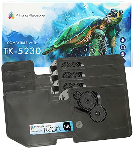 4 Toner kompatibel zu TK-5230 für Kyocera ECOSYS M5521cdn M5521cdw P5021cdn P5021cdw - Schwarz/Cyan/Magenta/Gelb, hohe Kapazität (BK 2.600 & C/M/Y 2.200 Seiten) von Printing Pleasure