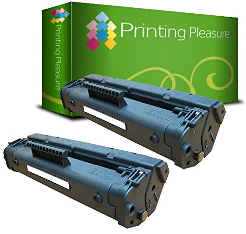 Printing Pleasure 2 Toner kompatibel zu C4092A 92A für HP Laserjet 1100 1100A 1100A SE 1100A XI 1100 SE 1100 XI 3200 3200 M 3200SE 3200XI - Schwarz, hohe Kapazität von Printing Pleasure