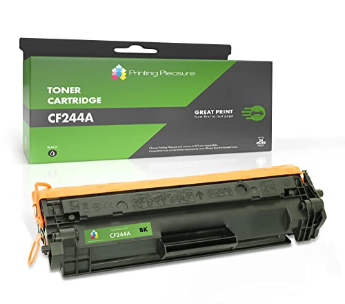 Printing Pleasure CF244A 44A Toner kompatibel für HP LaserJet Pro M15a M15w M16a M16w | MFP M28a M28w M29a M29w - Schwarz, hohe Kapazität von Printing Pleasure