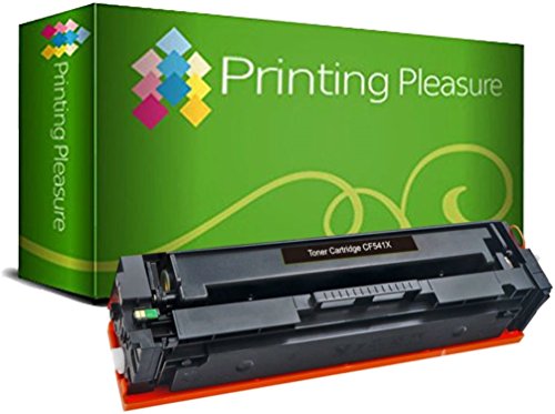Printing Pleasure CF540X 203X Schwarz Premium Toner kompatibel für HP Color Laserjet Pro MFP M280nw, M281fdn, M281fdw, M254dw, M254nw von Printing Pleasure