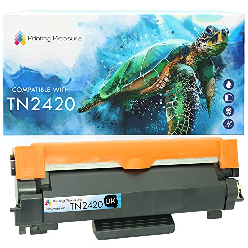 Printing Pleasure TN2420 Toner kompatibel für TN-2420 Brother DCP-L2530DW DCP-L2510D HL-L2350DW HL-L2375DW HL-L2370DN HL-L2310D MFC-L2710DW MFC-L2710DN MFC-L2750DW MFC-L2730DW, 1-Pack (schwarz) von Printing Pleasure