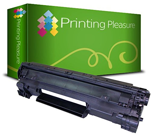 Printing Pleasure Toner kompatibel zu CB435A 35A für HP Laserjet P1005 P1006 P1007 P1008 P1009 - Schwarz, hohe Kapazität von Printing Pleasure