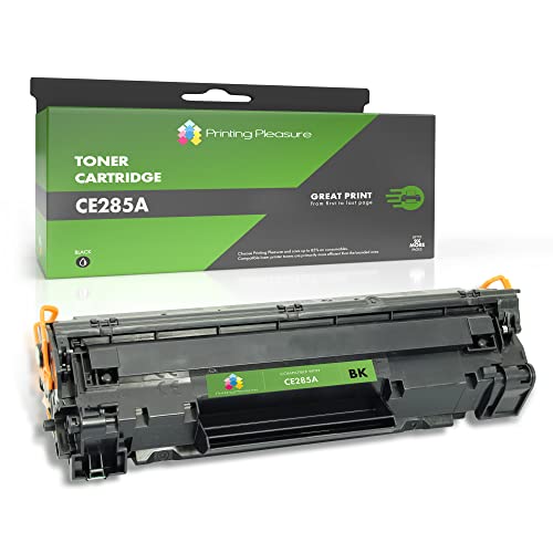 Printing Pleasure Toner kompatibel zu CE285A 85A für HP Laserjet Pro P1102 P1102W M1210 M1212 M1212NF M1213NF M1217NFW M1130 M1132 M1132MFP M1134 M1136 M1136MFP P1100 - Schwarz, hohe Kapazität von Printing Pleasure