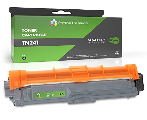 Schwarz Toner kompatibel für Brother DCP-9020CDW HL-3140CW 3142CW 3150CDW 3152CDW 3170CDW 3172CDW MFC-9130CW 9140CDN 9330CDW 9340CDW | TN241 BK von Printing Pleasure