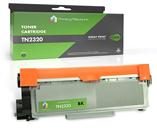 Toner kompatibel zu Brother TN2320 für Brother HL-L2300D HL-L2340DW HL-L2360DN HL-L2365DW DCP-L2500D DCP-L2520DW DCP-L2540DN DCP-L2560DW MFC-L2700DW MFC-L2720DW MFC-L2740DW - Schwarz, hohe Kapazität von Printing Pleasure