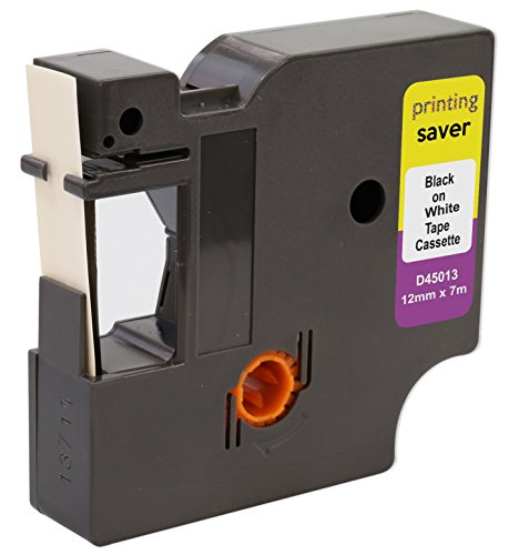 10 Rollen Etiketten 45013 12mm x 7m Schwarz auf Weiß Schriftband kompatibel für LabelManager 160 210D 220P 280 360D 420P 450 500TS PnP MobileLabeler LabelPoint LabelWriter 450 Duo 10 Rollen Etiketten 45013 12mm x 7m Schwarz auf Weiß Schriftband kompatibel für LabelManager 160 210D 220P 280 360D 420P 450 500TS PnP MobileLabeler LabelPoint LabelWriter 450 Duo von Printing Saver