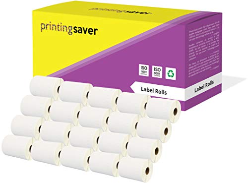 20 Rollen S0904980 104mm x 159mm Versand-Etiketten kompatibel für LabelWriter 4XL (220 Etiketten pro Rolle) von Printing Saver
