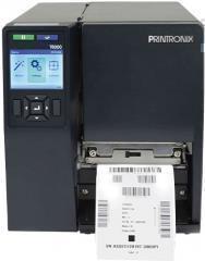 Printronix T6E3X4, 12 Punkte/mm (300dpi), USB, RS232, Ethernet, WLAN Etikettendrucker, Thermotransfer, Auflösung: 12 Punkte/mm (300dpi), Medienbreite (max): 114mm, Druckbreite (max.): 104mm, Rollendurchmesser (max.): 203mm, Geschwindigkeit (max.): 305mm/Sek., USB, RS232, Ethernet, WLAN (802.11ac), Emulation: Postscript, PDF, RAM: 512MB, Flash: 128MB, Black Mark Sensor, Gap Sensor, inkl.: Netzteil (intern), Netzkabel (EU) (T6E3X4-2410-00) von Printronix