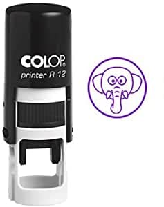 Colop Runde Dekorative Lehrer Briefmarken 12mm Schon, dass Sie Selbstfarber Mini Stempel NICE TO SEE YOU von Printtoo
