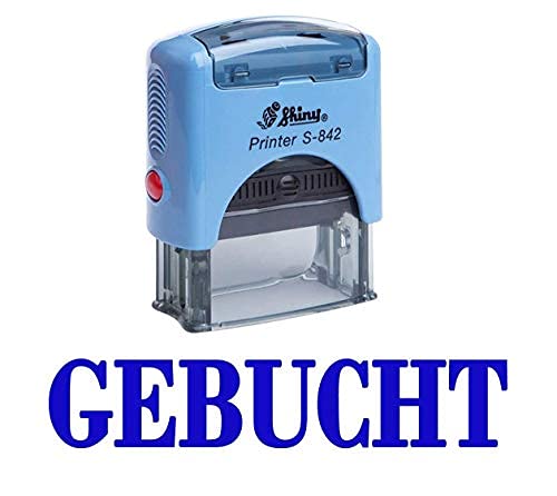 GEBUCHT Selbst Farbwerk Stempel Individuelle Shiny Buroschreibwaren Stempel von Printtoo