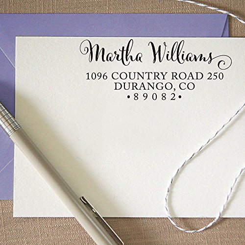Kundenspezifische Familien-Adresse Stamp Personalisierte Adress Stempel Selbst Farbwerk von Printtoo