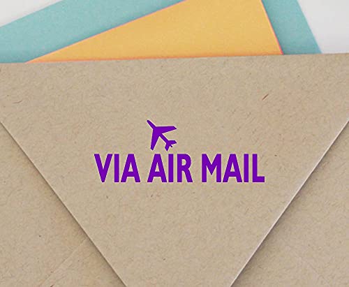 VIA AIR MAIL Selbstfarber Stempel Individuelle Colop Buro Stationar P20 Mini Stamper von Printtoo