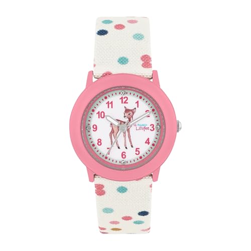 Prinzessin Lillifee Armbanduhr Mädchen Kinder Quarzuhr Analog, mit Textil Armband, Weiß, 3 bar Wasserdicht, Kommt in Uhren Geschenk Box, 2038624 Prinzessin Lillifee Armbanduhr Mädchen Kinder Quarzuhr Analog, mit Textil Armband, Weiß, 3 bar Wasserdicht, Kommt in Uhren Geschenk Box, 2038624 von Prinzessin Lillifee