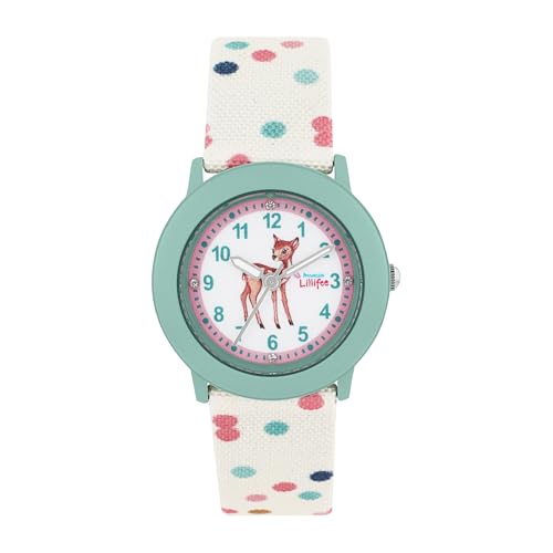 Prinzessin Lillifee Armbanduhr Mädchen Kinder Quarzuhr Analog, mit Textil Armband, Weiß, 3 bar Wasserdicht, Kommt in Uhren Geschenk Box, 2038626 Prinzessin Lillifee Armbanduhr Mädchen Kinder Quarzuhr Analog, mit Textil Armband, Weiß, 3 bar Wasserdicht, Kommt in Uhren Geschenk Box, 2038626 von Prinzessin Lillifee
