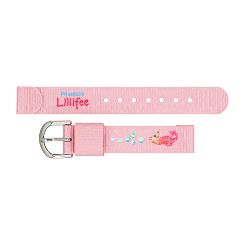 Prinzessin Lillifee Edelstahl Textil Uhrenarmband Kinder Mädchen Ersatzteil 18cm von Prinzessin Lillifee