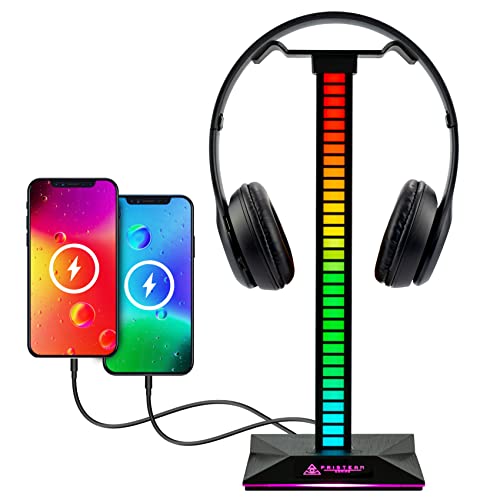 PrisTeam Gaming Kopfhörerständer und USB-Hub – RGB-Headset-Ständer PC-Schreibtischzubehör für Gaming – funktioniert mit PC, Xbox, Playstation und Nintendo – Gaming-Kopfhörer-Halter – Gaming-Zubehör PrisTeam Gaming Kopfhörerständer und USB-Hub – RGB-Headset-Ständer PC-Schreibtischzubehör für Gaming – funktioniert mit PC, Xbox, Playstation und Nintendo – Gaming-Kopfhörer-Halter – Gaming-Zubehör von PrisTeam Gaming