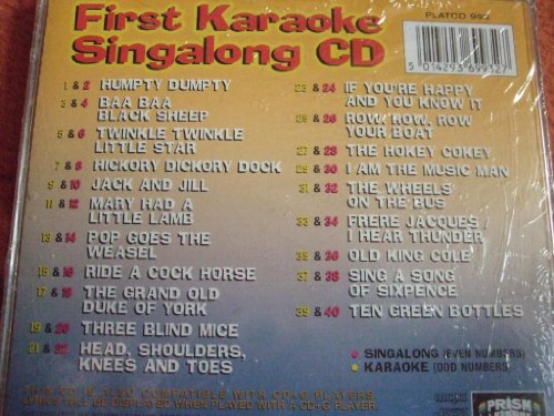 First Karaoke Singalong CD von Prism Lei.