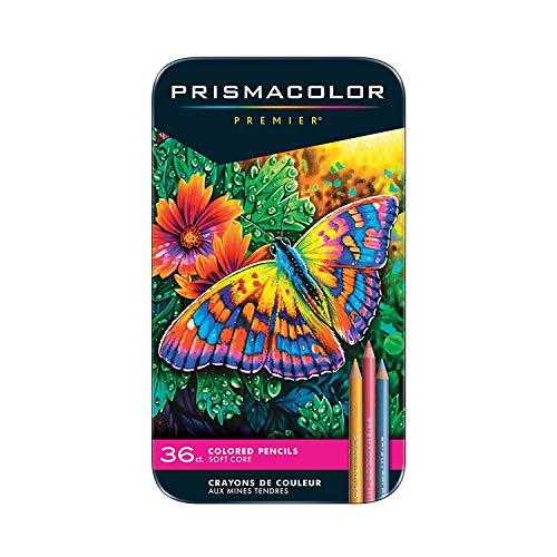 Prismacolor Bleistift-Set, 36 Stück, PRISMACOLOR Premier, in einer Dose von Prismacolor