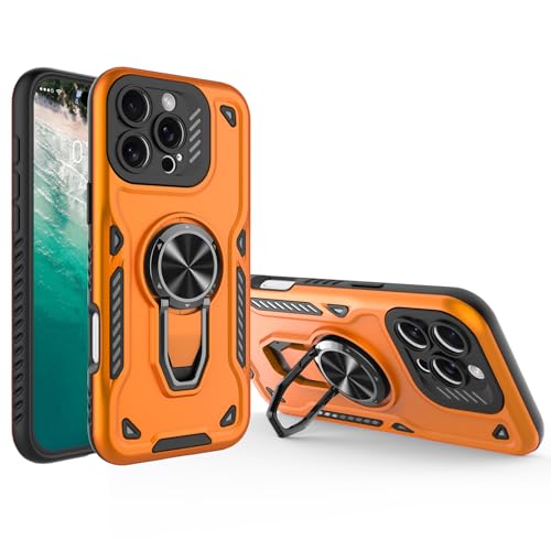 Pritify Armour Schutzhülle für iPhone 16 Pro Max, militärischer Schutz, Kickstand & 360° Metallring, erhöhter Kameraschutz, stoßfeste robuste Abdeckung, magnetische Autohalterung, kompatibel mit Pritify Armour Schutzhülle für iPhone 16 Pro Max, militärischer Schutz, Kickstand & 360° Metallring, erhöhter Kameraschutz, stoßfeste robuste Abdeckung, magnetische Autohalterung, kompatibel mit von Pritify