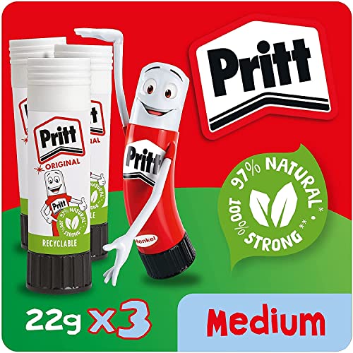 Pritt Klebestift, 3er pack (3 x 22 gm) von Pritt