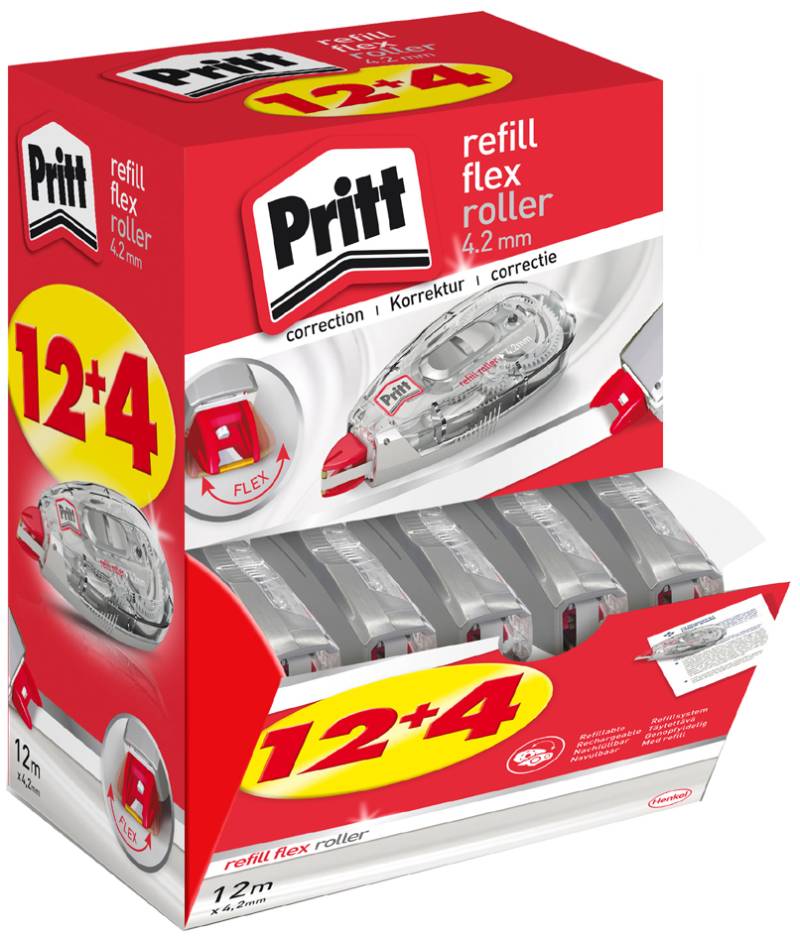 Pritt Korrekturroller Refill Flex 970, 16er Multipack von Pritt