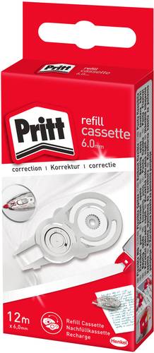 Pritt Nachfüllkassette Korrekturroller refill cassette 6mm Weiß 12m 1St. von Pritt
