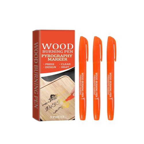 3 PCs/Set Holzbrennstift Scorch Stiftmarker Praktische Holzbrennmarker Pyrography Marker Art Supplies Für Künstler von Prmaylis