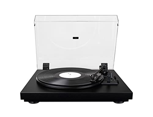 Pro-Ject Automat A1, Vollautomatischer Plattenspieler mit Phonovorverstärker, elektronischer 33/45 Umschaltung und voreingestelltem OM10 Tonabnehmer, Schwarz von Pro-Ject Audio Systems