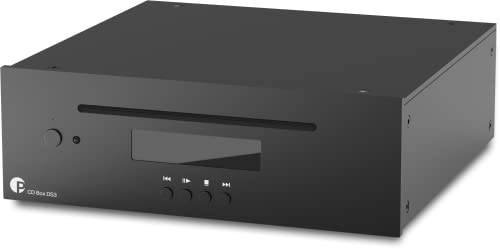 Pro-Ject CD Box DS3, High End CD Player mit True Red Book Wiedergabe und Analog-und Digitalausgängen, Schwarz von Pro-Ject Audio Systems